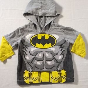 Batman 12 Month Hoodie - Gray and Yellow